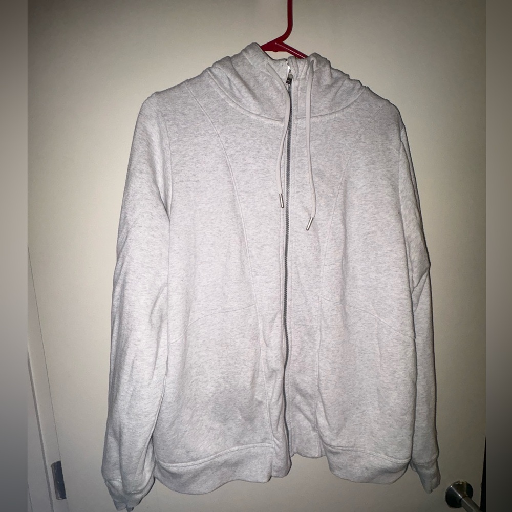 Cozy Gray Zip-Up Hoodie